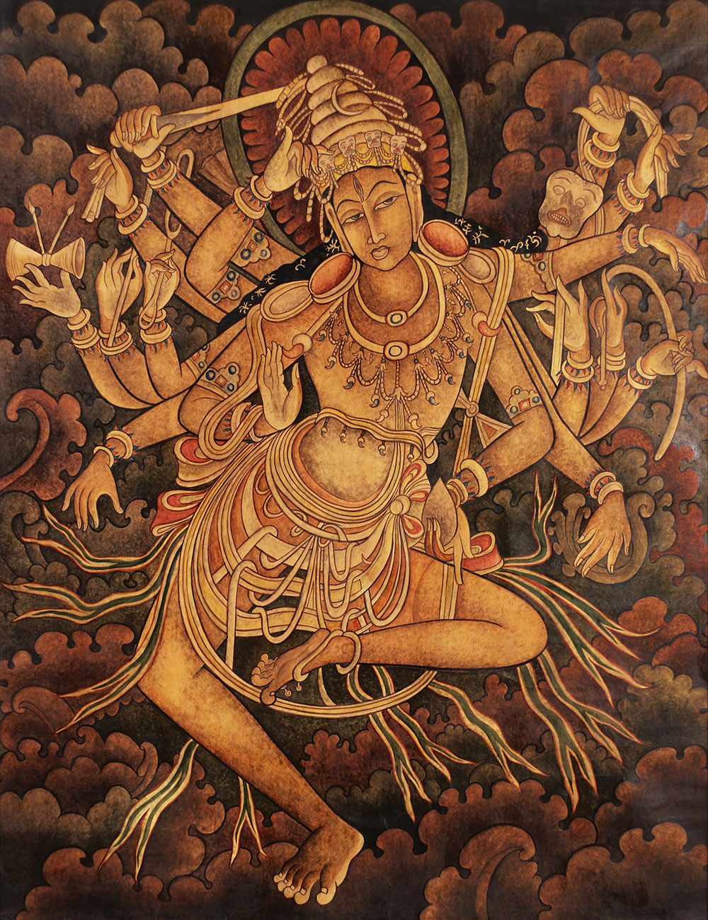Lord Shiva Performing Tandava Dance