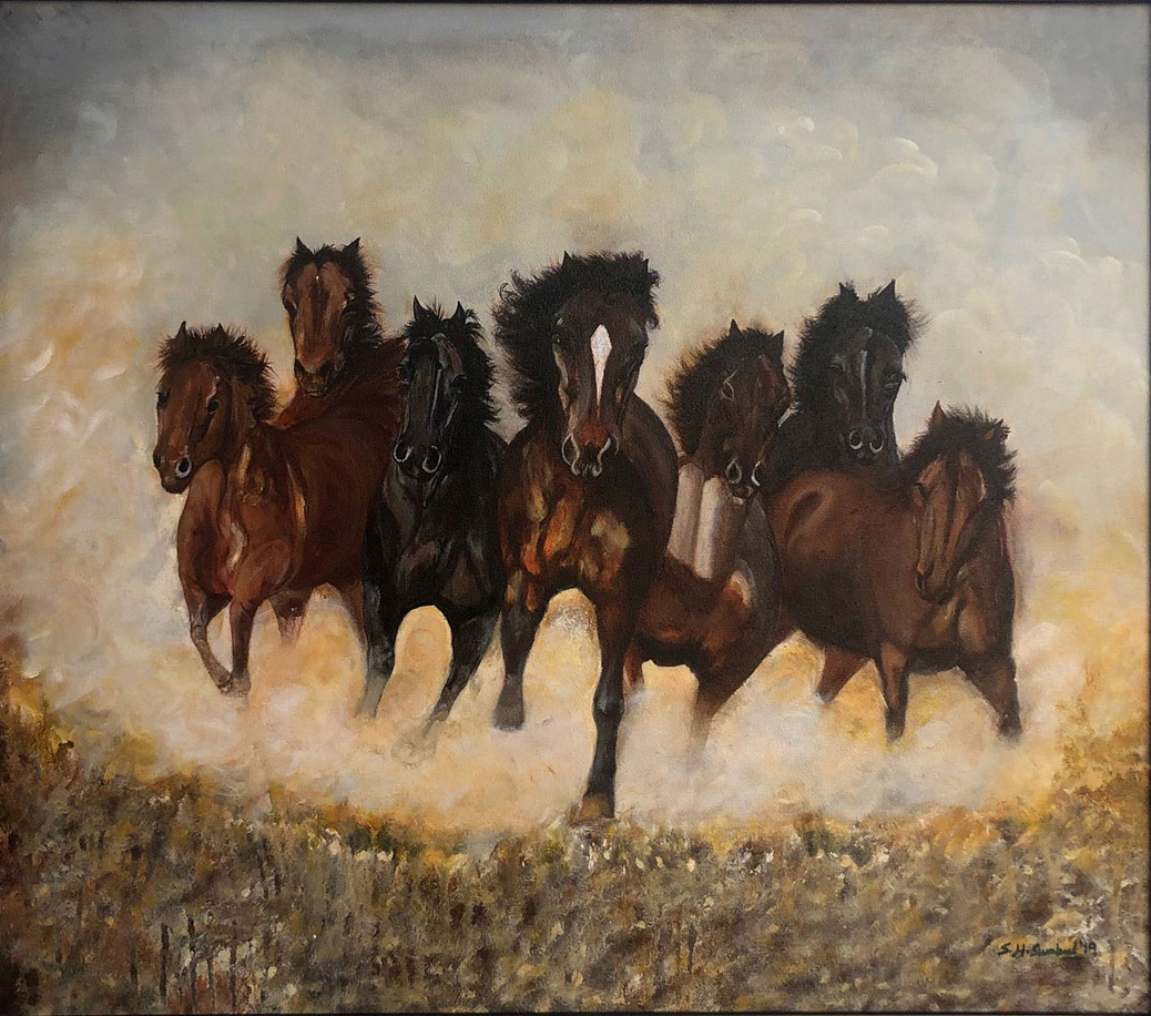 Seven Running Horses